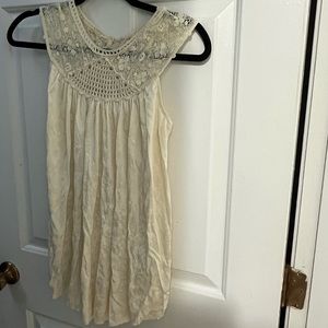 Free People Lace Babydoll Swing Tunic size Small